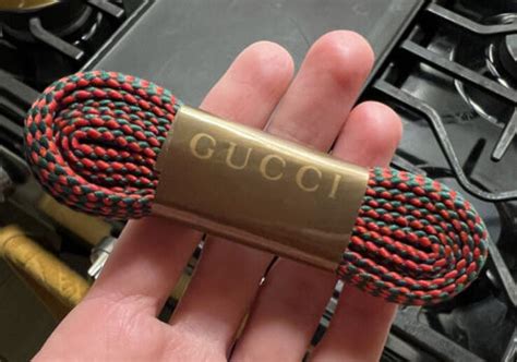 gucci gg shoe laces|Gucci shoe strings.